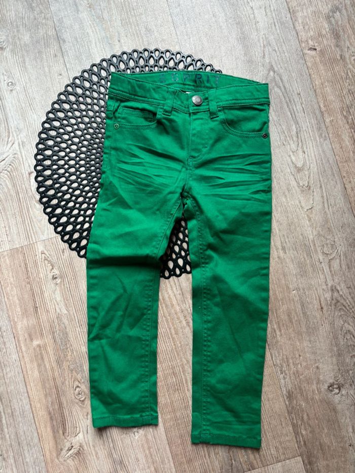 Chino pantalon vert esprit