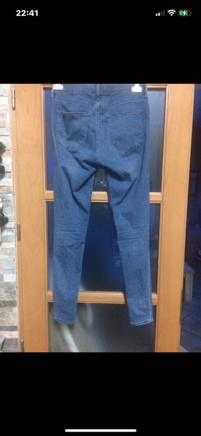 Superbe jeans Jeans topshop moto taille haute taille 30 us / 40 fR - photo numéro 3