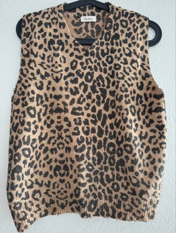 Gilet motif léopard 