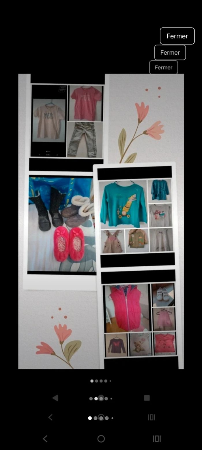 Grand lot de vêtements fille 68-98cm