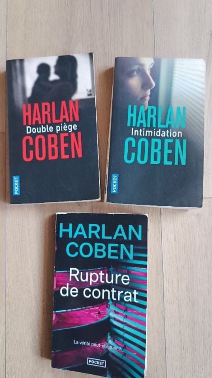 Lot de 3 livres Harlan coben