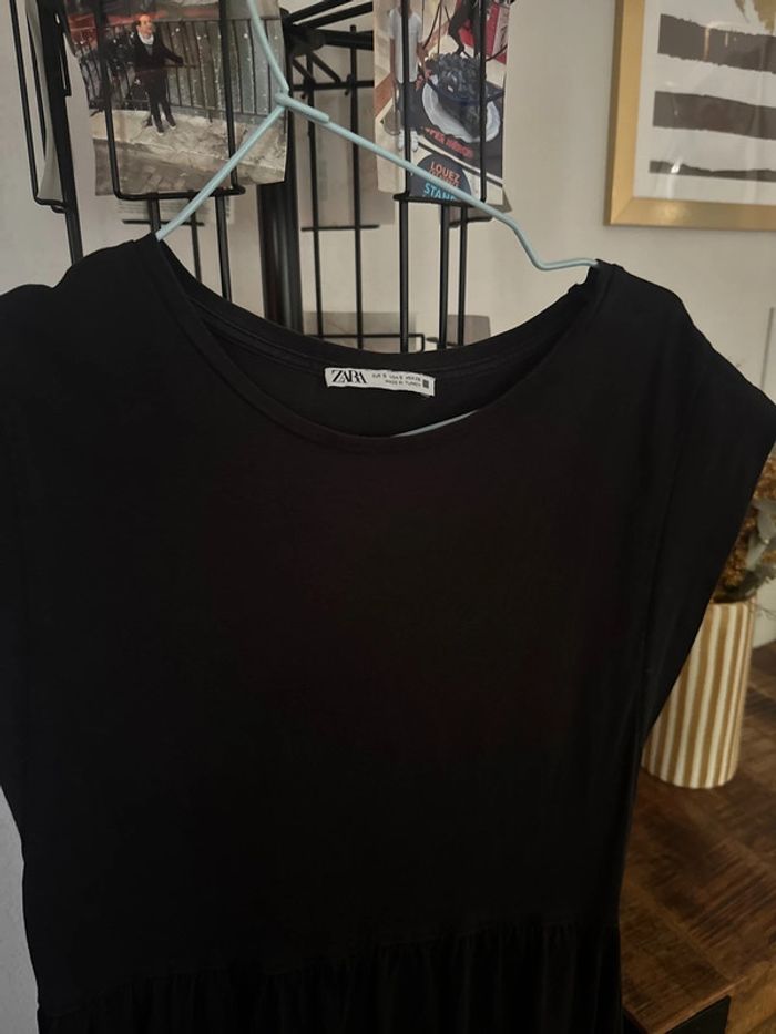 Robe longue Zara  noire, taille S - photo numéro 2