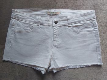 Short Blanc Femme