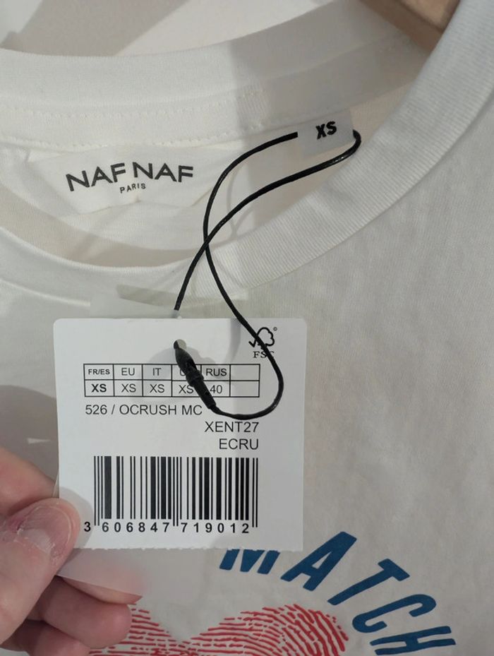 T-shirt neuf Naf Naf - photo numéro 3