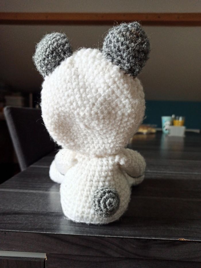 Peluche crochet avec emplacement photo - photo numéro 7