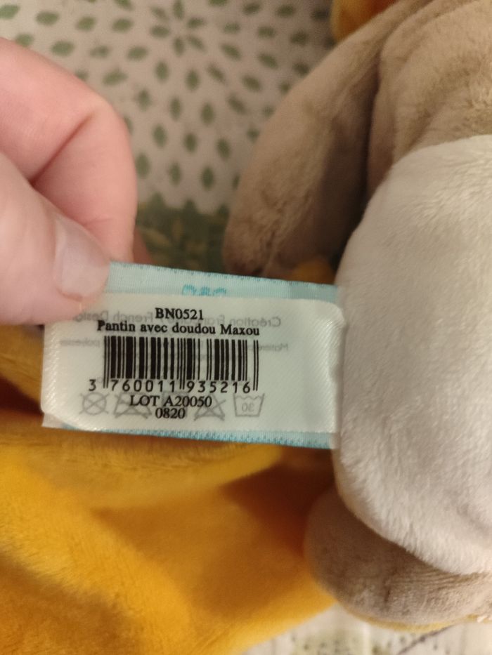 Doudou lion baby nat' - photo numéro 3