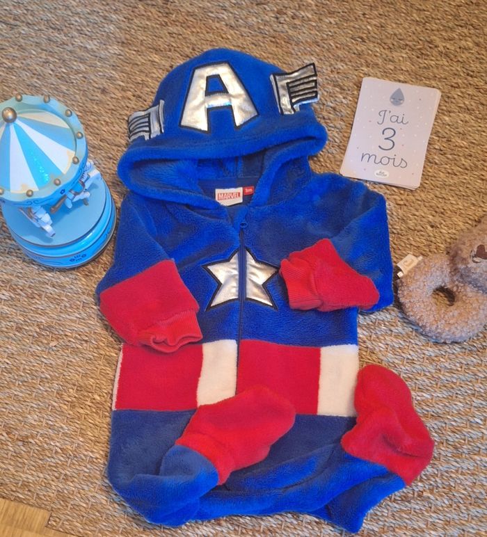 Combi chaude marvel 3 mois bébé - photo numéro 2