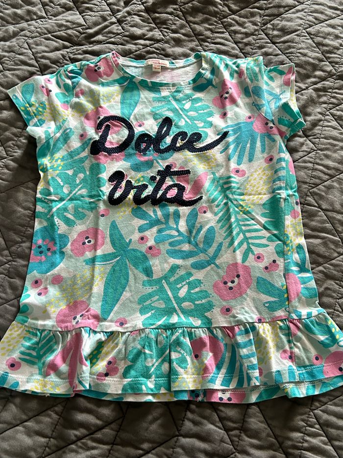 Lot 3 t-shirts longs style tuniques enfant fille - photo numéro 9