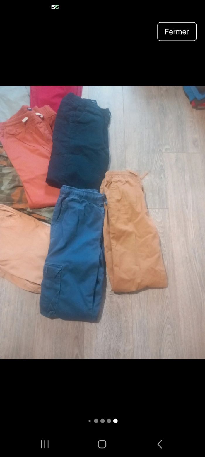 Lot 9 pantalons garçon 12 ans - photo numéro 6
