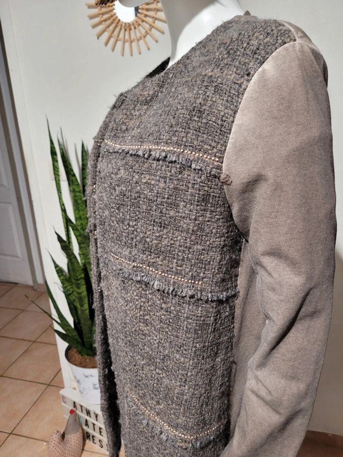 Ensemble robe et veste avec laine - photo numéro 15