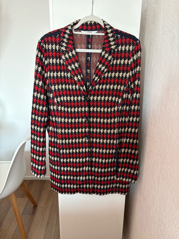 blazer pied de poule