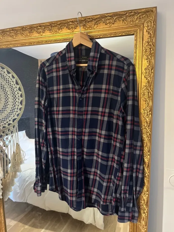 Chemise à carreaux Zara