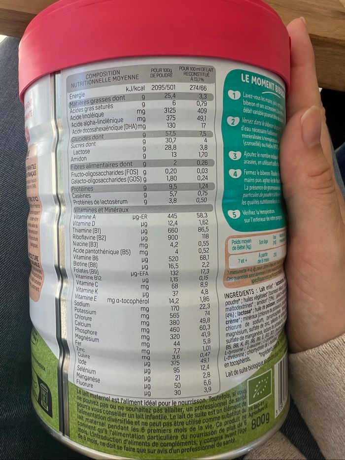Boîte de lait Optigest - photo numéro 4