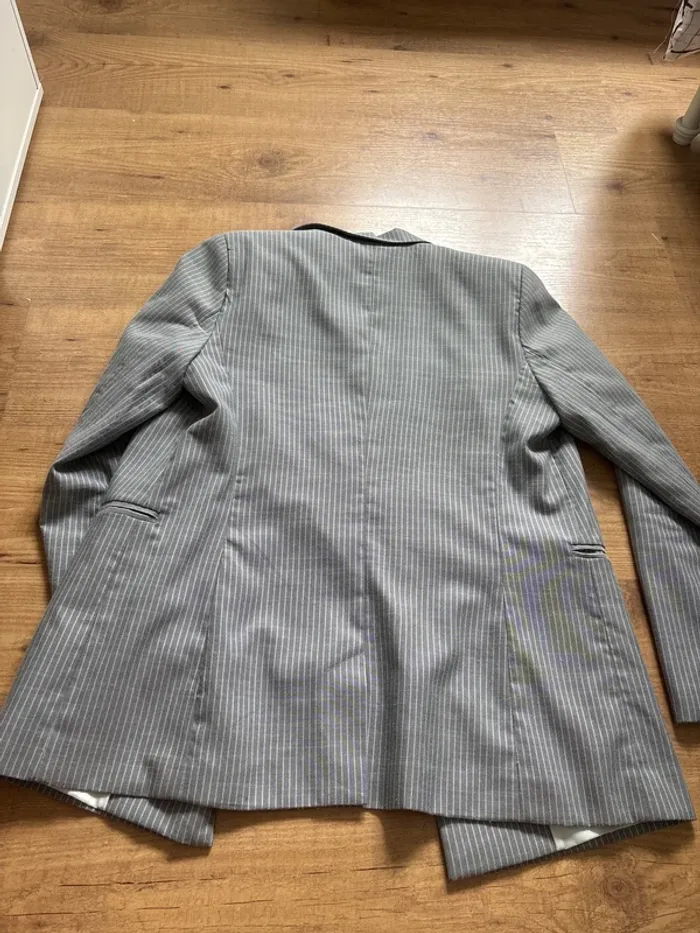 Blazer gris rayé - photo numéro 5