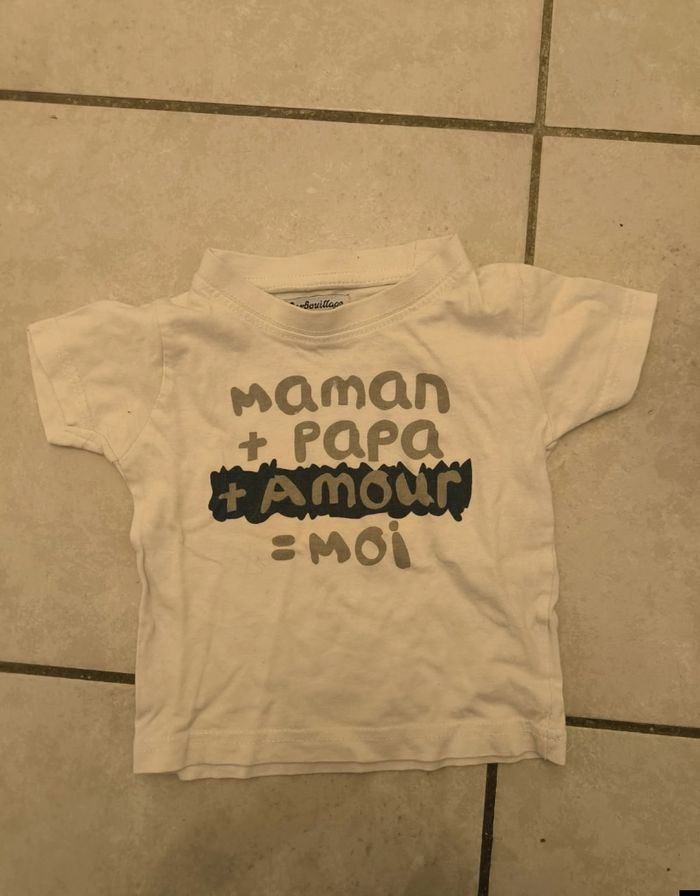 Tee shirt bébé - photo numéro 1