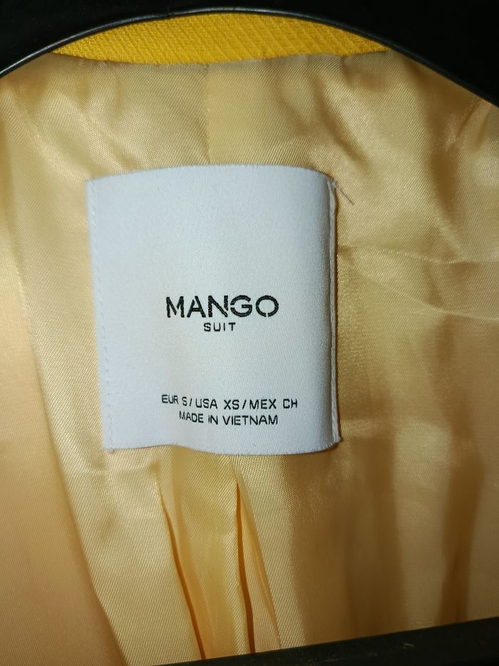 Manteau jaune Mango - photo numéro 3