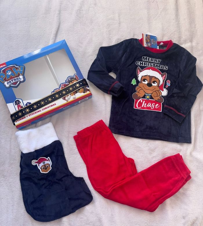 Coffret pyjama de Noel paw patrol