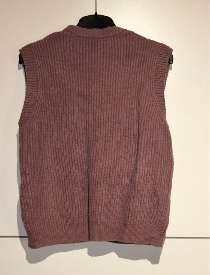 Gilet sans manches mauve – Taille unique - photo numéro 2