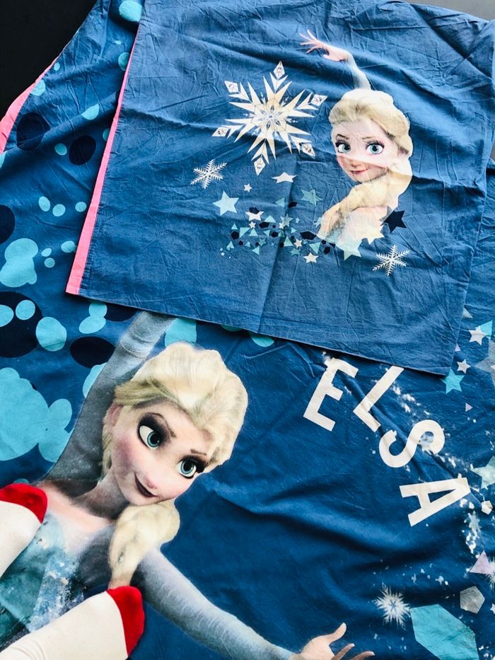 Parure de drap lit 1 place enfant fille disney coton - photo numéro 4