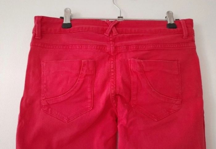 Jean rouge taille 38 - photo numéro 4