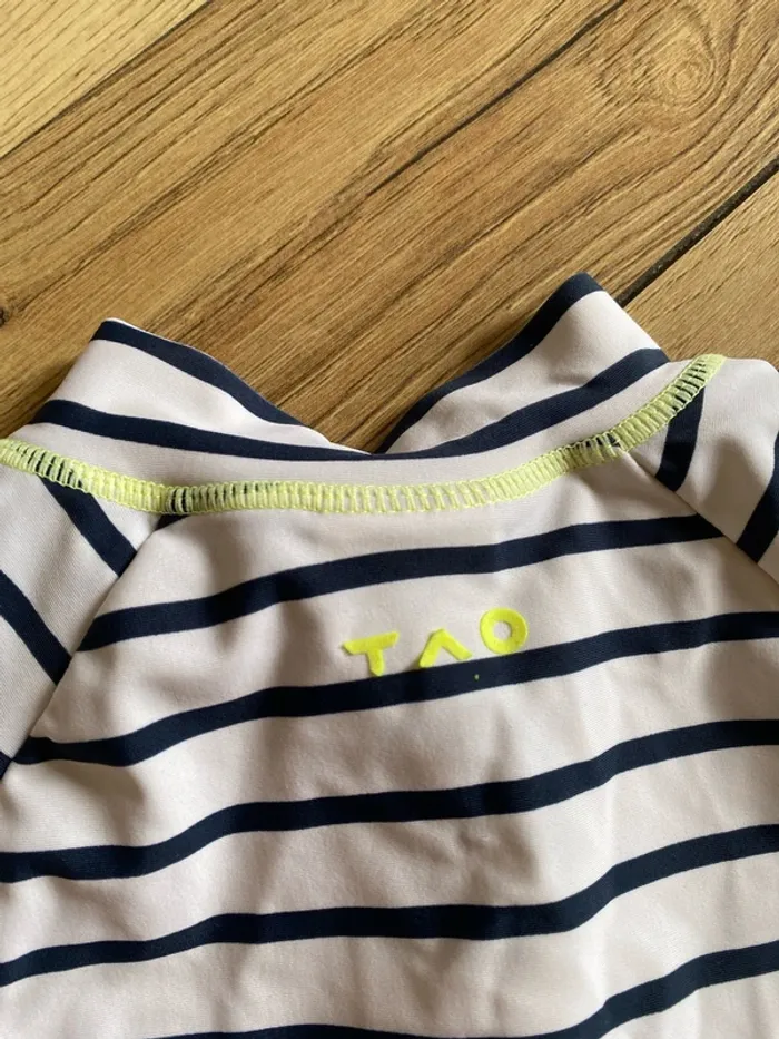 Maillot de bain anti uv marinière rayures TAO 36 mois - photo numéro 4