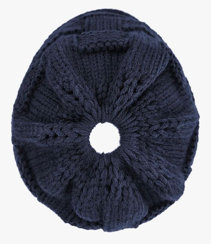 Bonnet femme hiver avec visière bordeaux - photo numéro 5