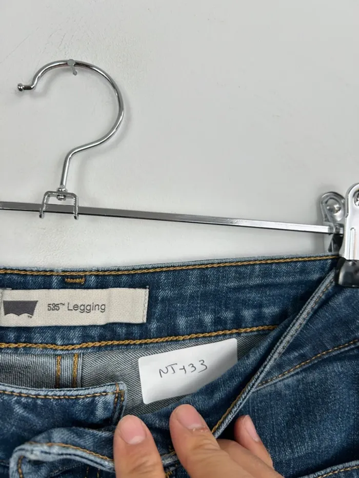 Jean Levi's Femme Bleu Marine W26 | 535 Legging | Taille FR36 | Très Bon État NJ133 - photo numéro 4