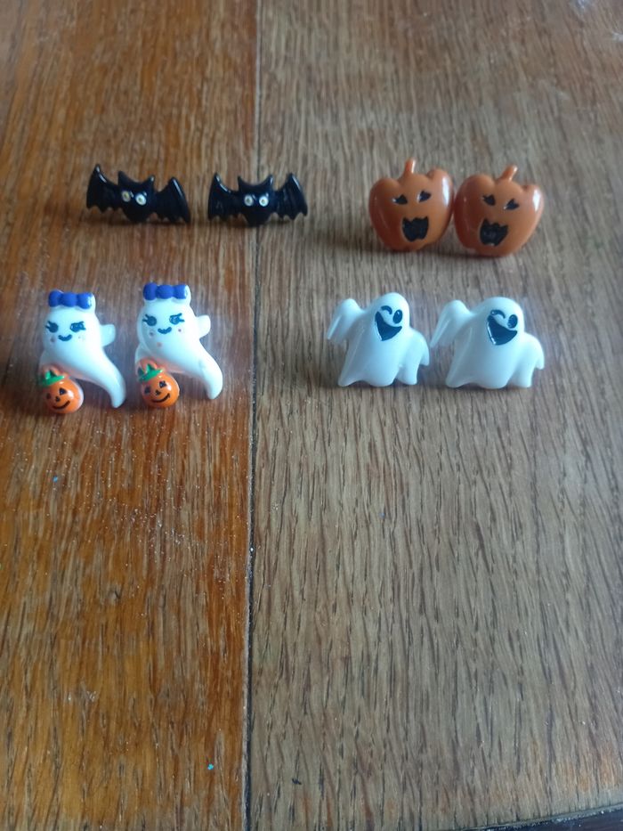 Lot boucles d'oreilles Halloween