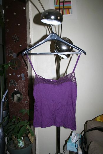 🌸Débardeur violet dentelle Taille 36 "Etam" 🌸