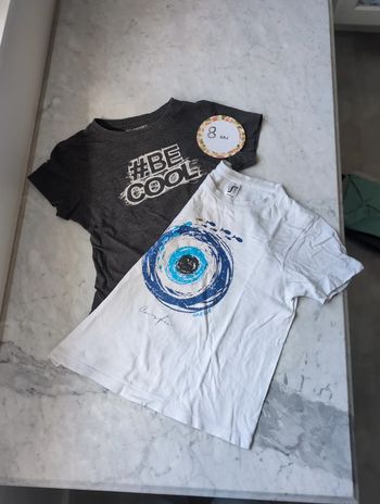 Lot de 2 tee-shirts 8 ans
