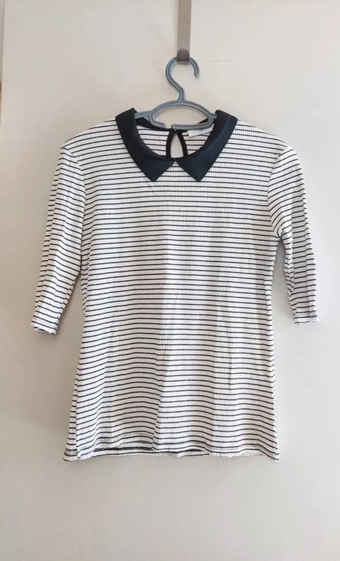 Blouse manches 3/4 Cache cache taille 36 ou S