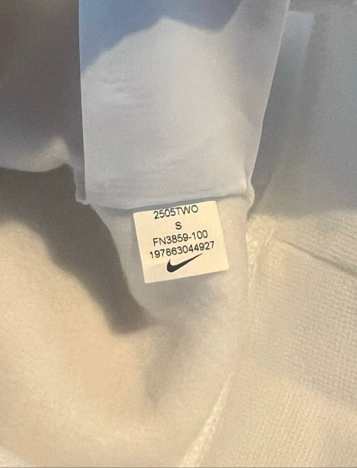 Sweat à capuche blanc Nike S - photo numéro 6