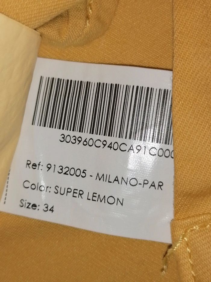 Jeans jaune cache cache 34 - photo numéro 8