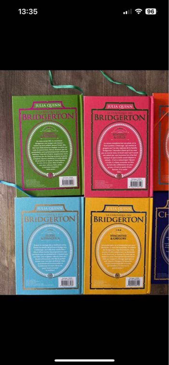 Lot de livres collector la chronique de bridgerton - photo numéro 5