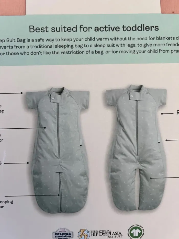 (New) sleep suit bag 1.0 tog 2-4Y - photo numéro 6