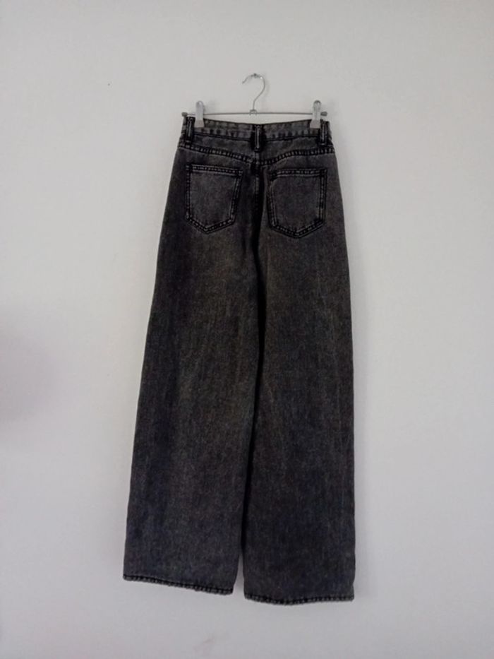 Jeans taille 32 taille haute jambe large - photo numéro 6