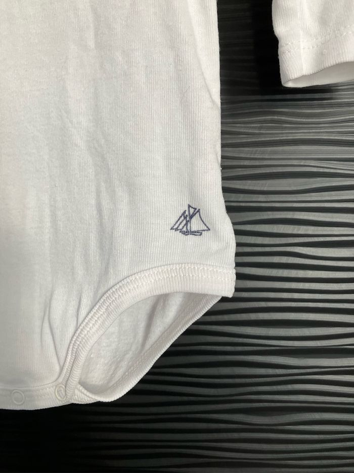 Bodie blanc Petit bateau 18 mois - photo numéro 2