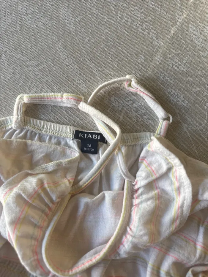 Robe à fines bretelles 4 ans Kiabi - photo numéro 3