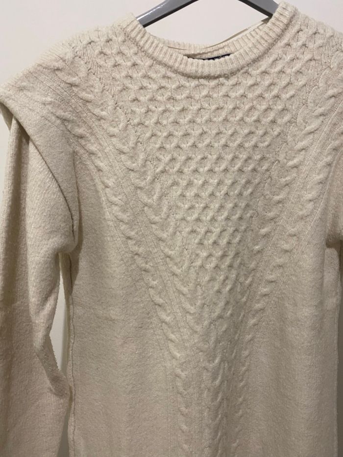 Robe pull L crème - photo numéro 3