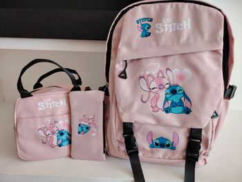Ensemble de sac école stitch