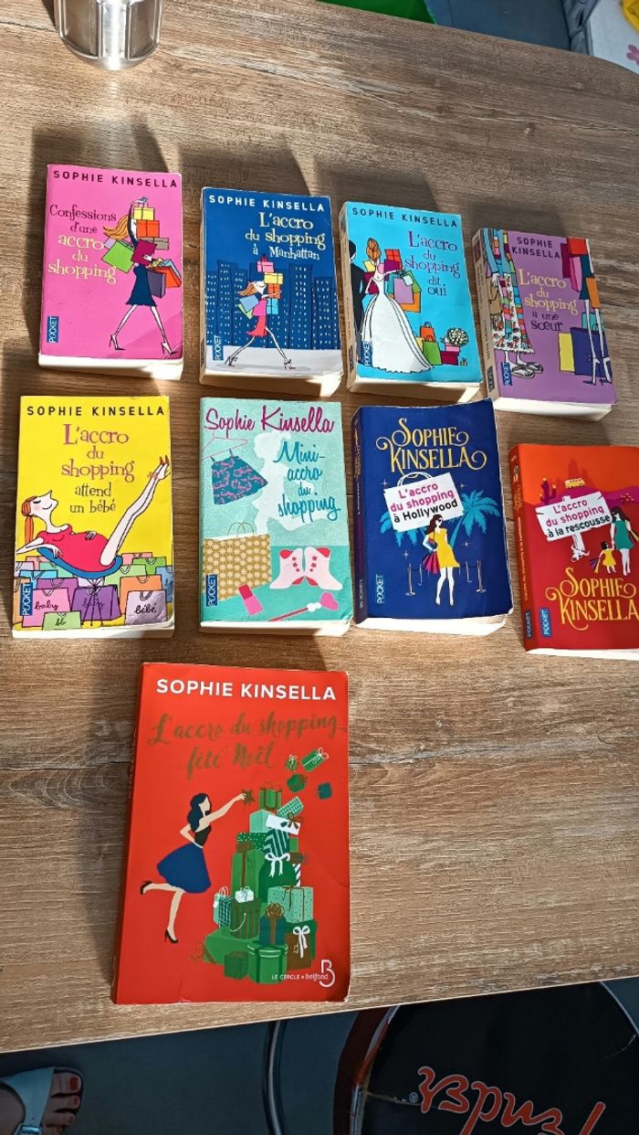 Lot de livres l accro du shopping