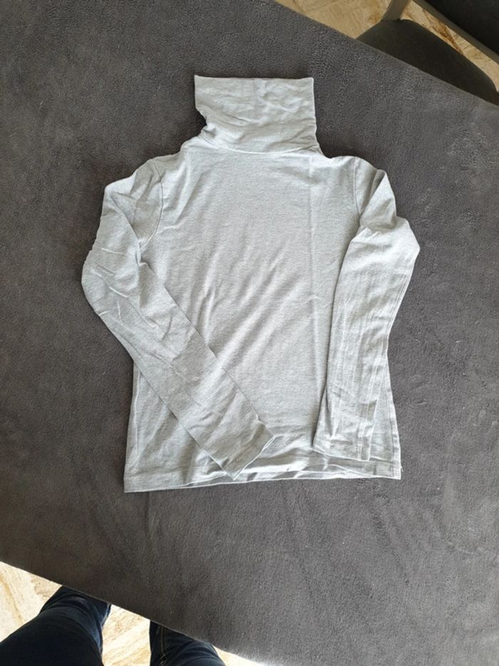 Sous pull gris fille 10 ans