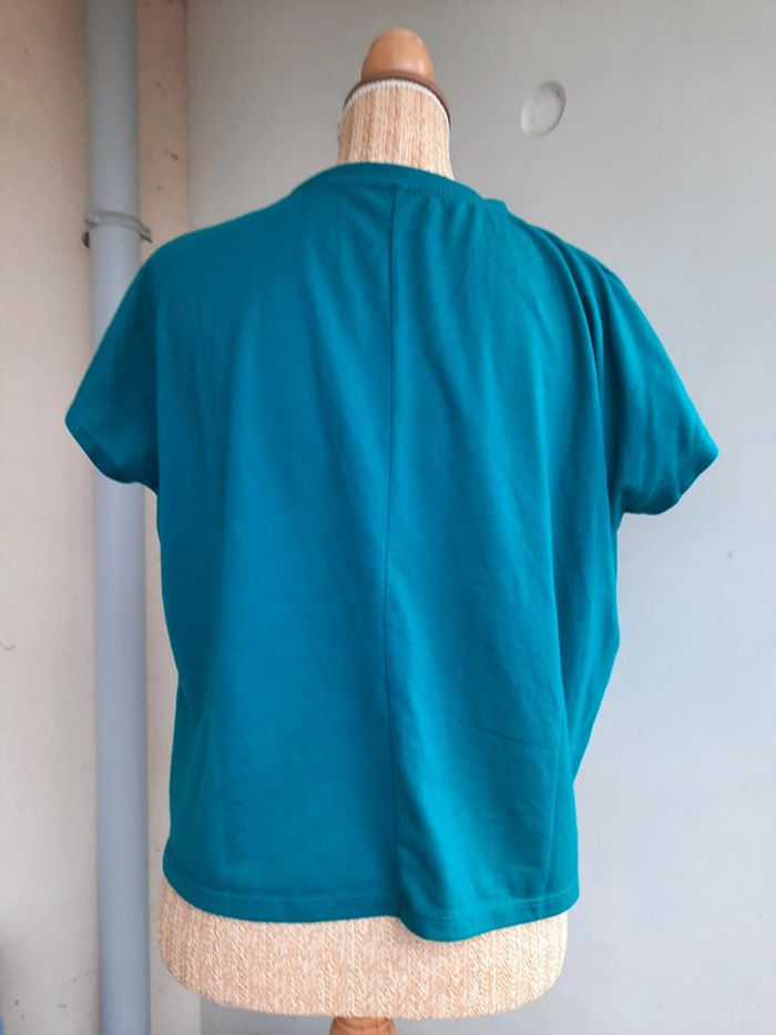 T-shirt manches courtes Love taille M vert - photo numéro 3