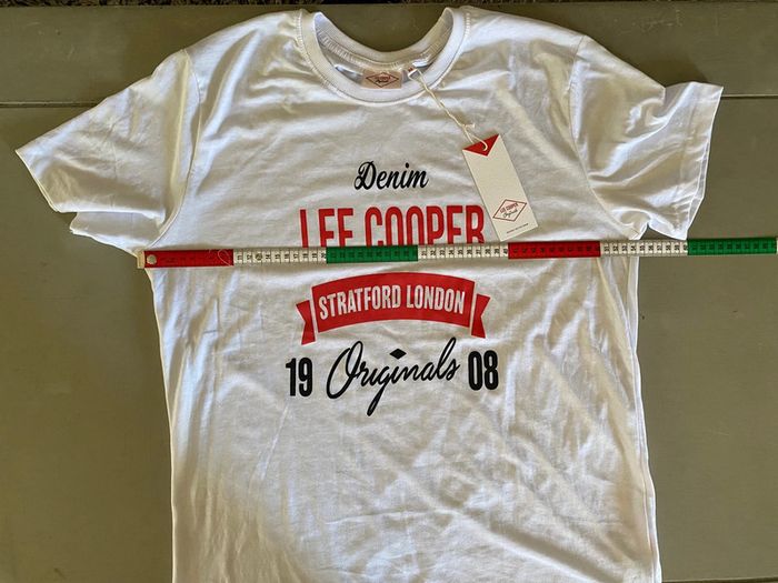 Tee shirt Lee Cooper blanc neuf avec étiquette taille M / L - photo numéro 15