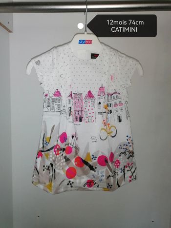 Robe Catimini 12mois 74cm