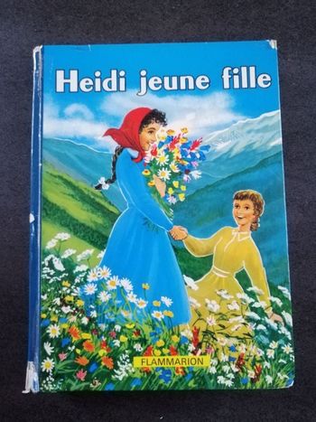 Livre Heidi jeune fille en bon état