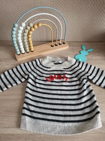 Pull 6 mois 'Cosmic' tape à l'œil  6 mois tao