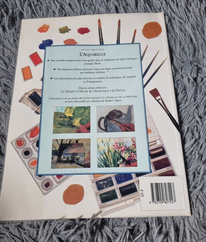 Lot 2 livres pour apprendre l'aquarelle - photo numéro 2