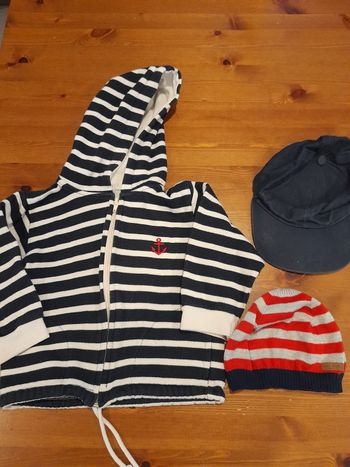 Veste et bonnet 24 mois