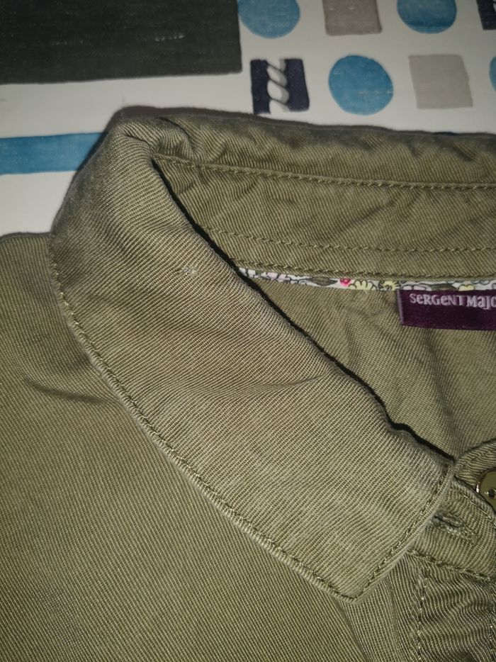 Robe ete Sergent Major 10 ans kaki - photo numéro 3